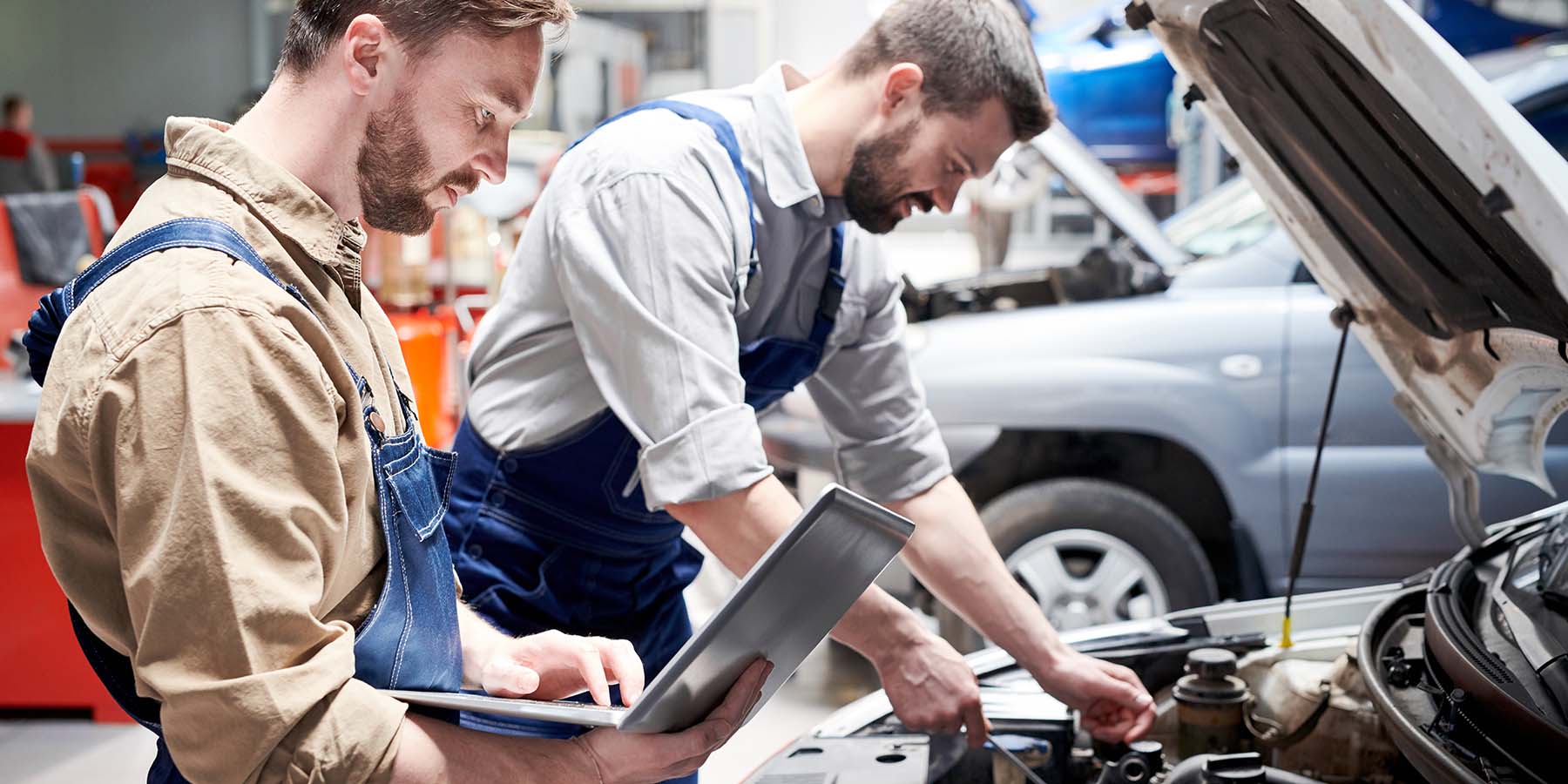 Mechanics working